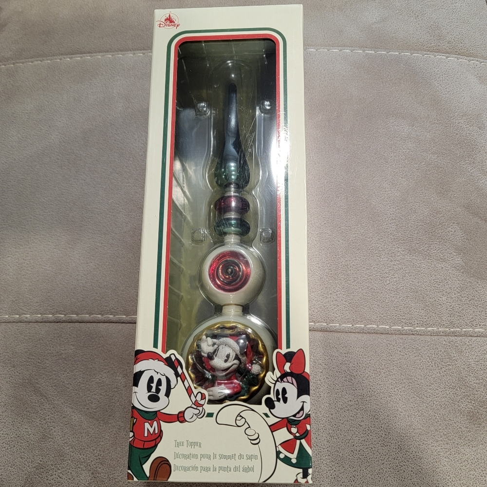Disney Minnie & Mickey Christmas Tree Topper